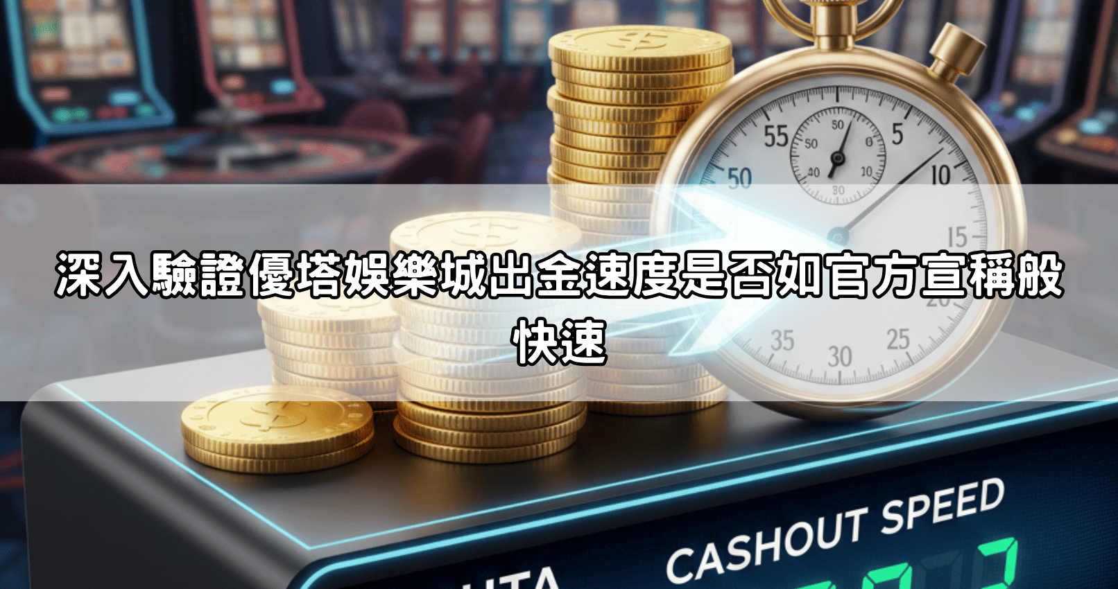 深入驗證優塔娛樂城出金速度是否如官方宣稱般快速